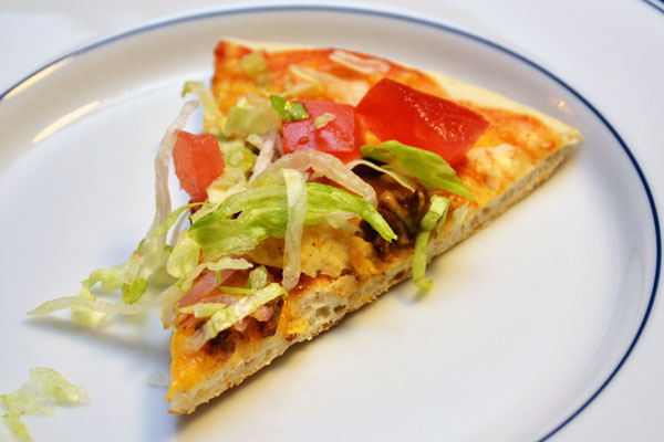 Thin Crust Taco Pizza