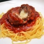 Mozzarella Stuffed Meatballs