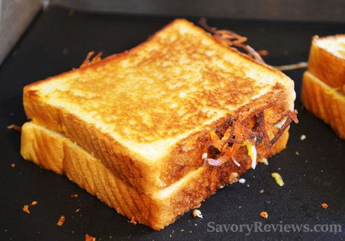 Flip the grilled cheese