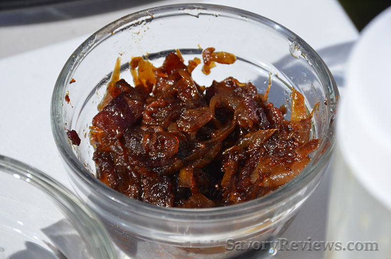 Bacon Onion Jam White Pizza SavoryReviews