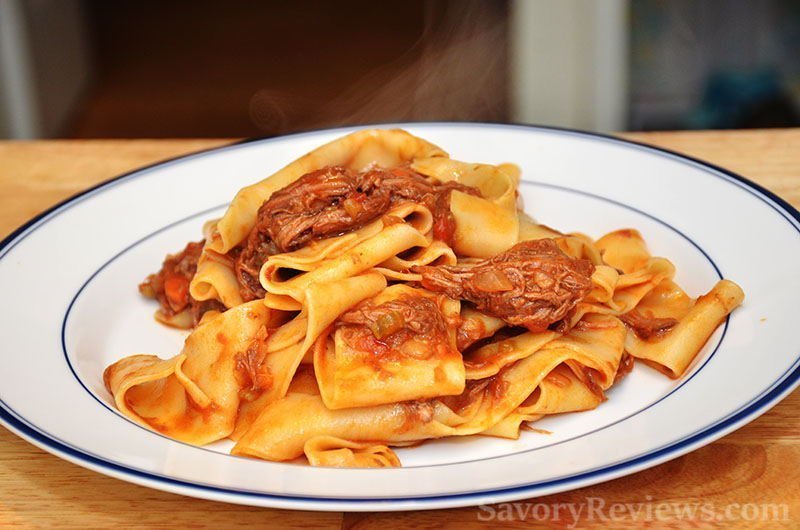 Slow Cooker Beef Ragu with Pappardelle
