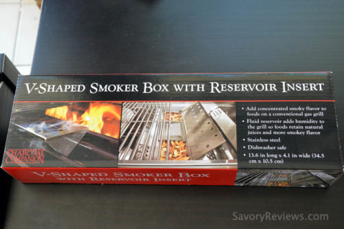 V-Shaped smoker box