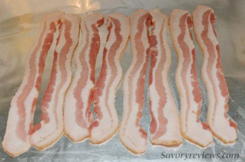 Lay out the bacon