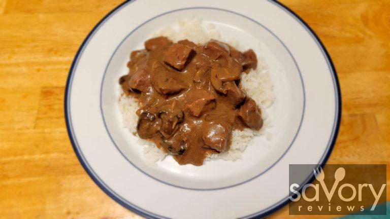 Slow Cooker Beef Tips Over Rice