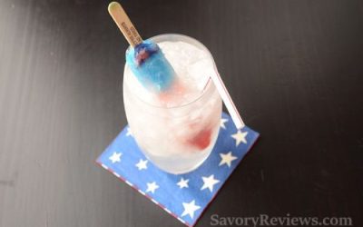 All American Bomb Pop Cocktail - Red White and Blue